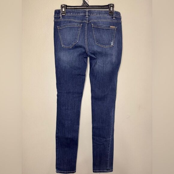 White House Black‎ Market Skinny Jeans With sequins under distressing! Size 2 - Picture 4 of 8